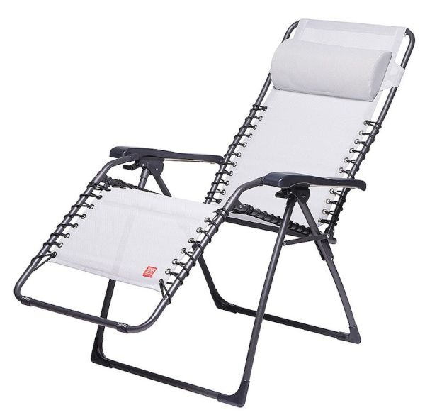 FIAM® Relaxliege MOVIDA 129TX / Weiss Grau